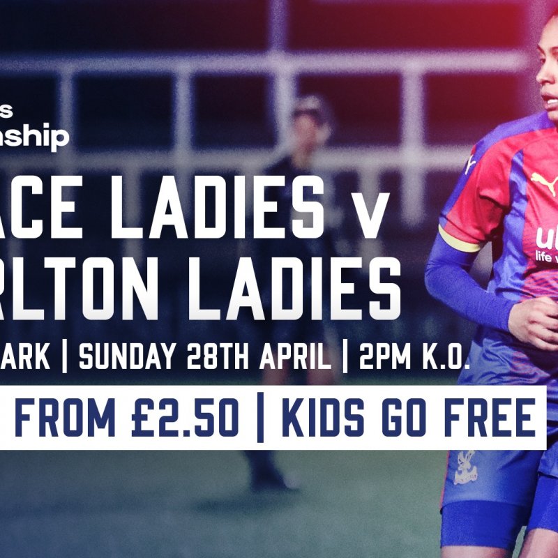 Fixture Details for Final Home Fixture Vs Charlton Ladies FC